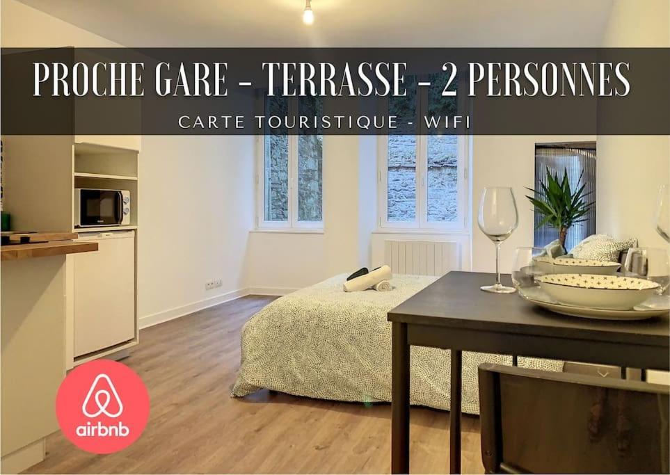 Gambetta - Studio - Terrasse - Proche Gare Morlaix Exterior foto